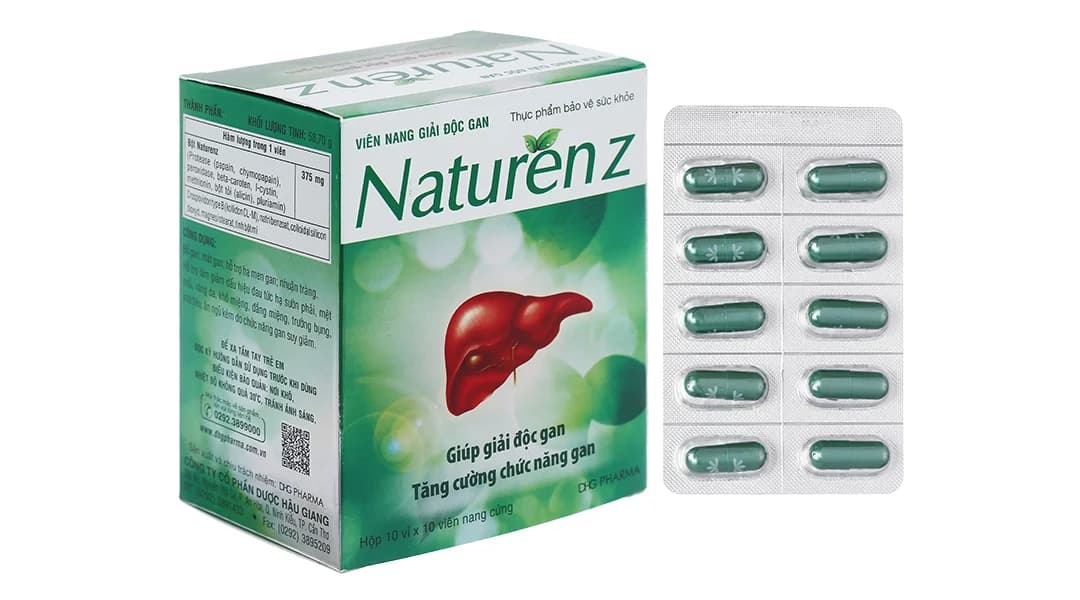 Bổ gan Naturen Z DHG (10 vỉ x 10 viên)