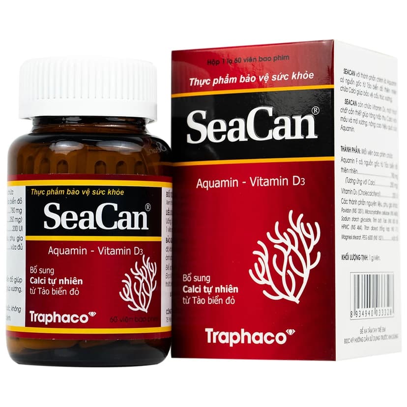Canxi Seacan Traphaco (60 viên)