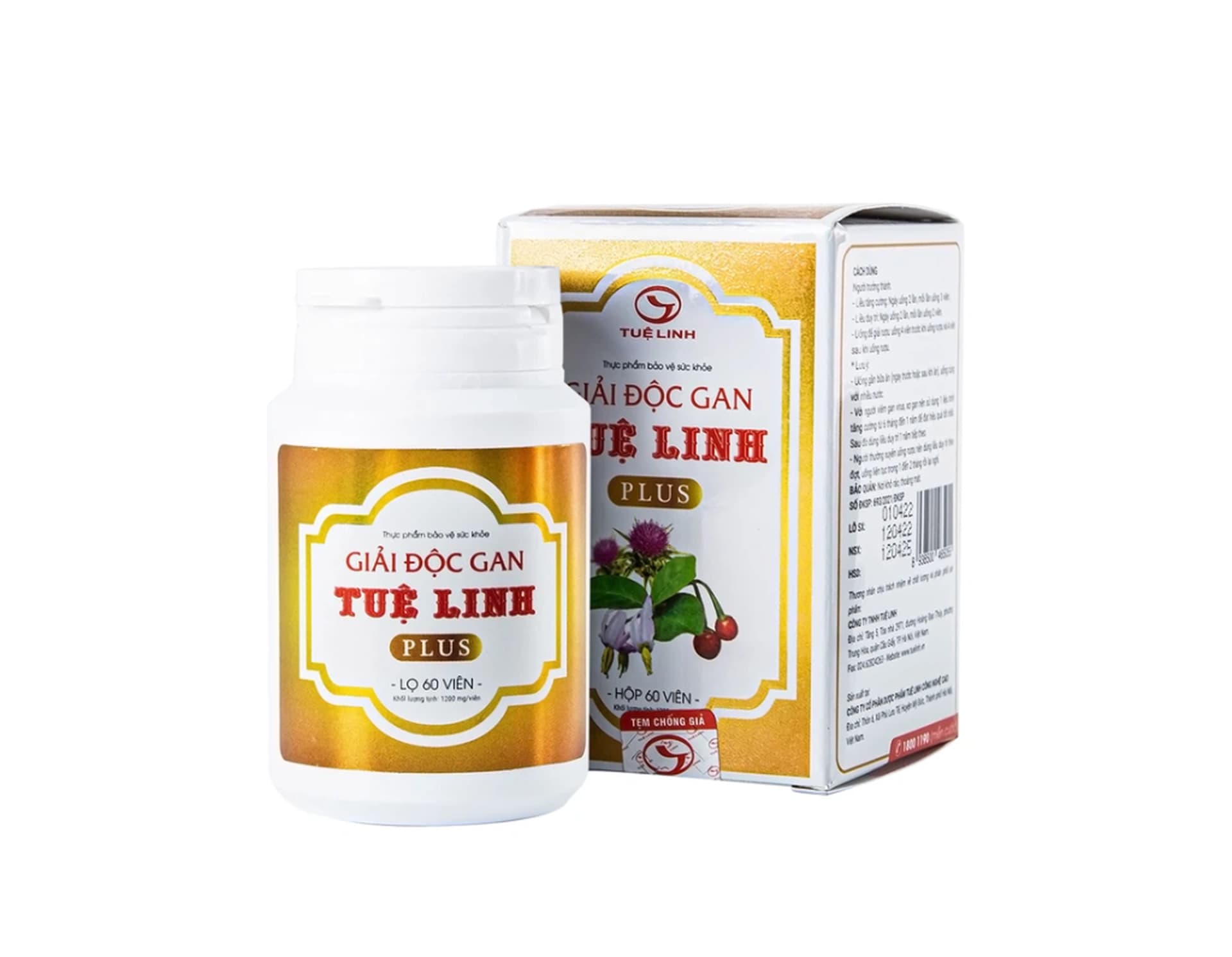 Giải Độc Gan Tuệ Linh Plus (60 viên)