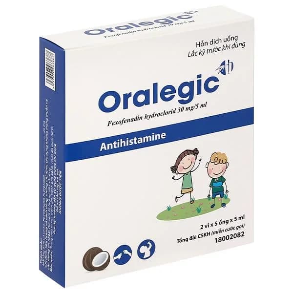 Hỗn dịch uống Oralegic CPC1HN (2 vỉ x 5 ống x 5ml)