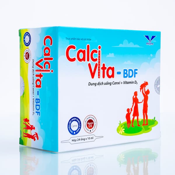 TPBVSK Calci Vita BDF (Hộp 24 ống)