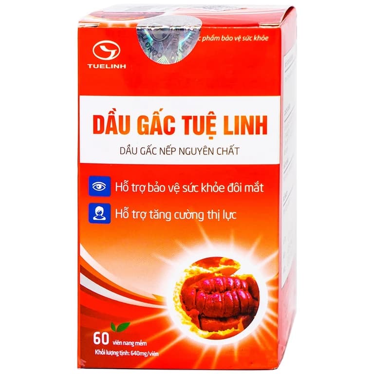 TPBVSK Dầu Gấc Tuệ Linh (Hộp 60 viên)