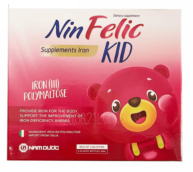 TPBVSK NinFelic Kid (Hộp 20 ống)