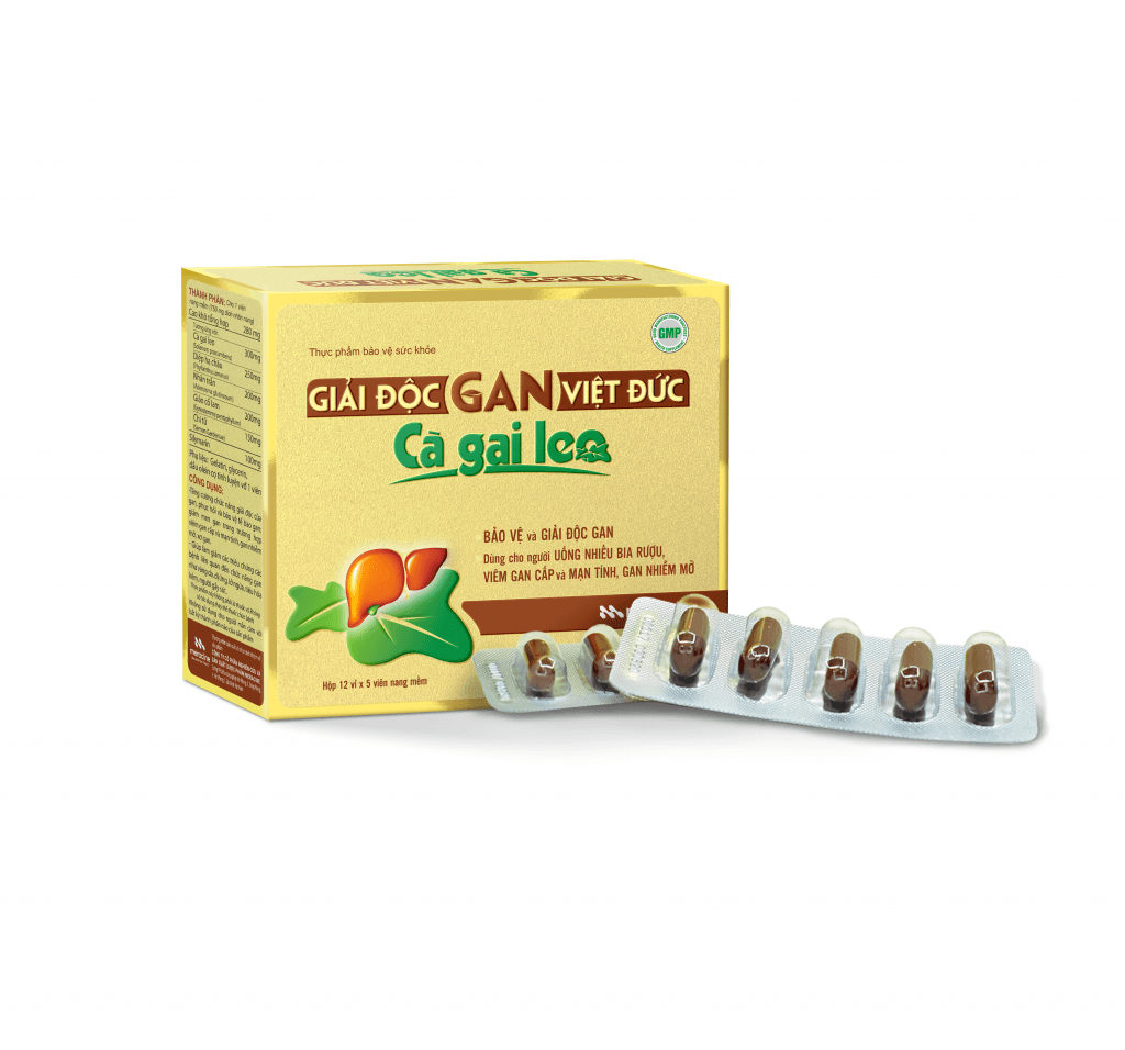 Giải Độc Gan Việt Đức Cà Gai Leo (H/60 viên)