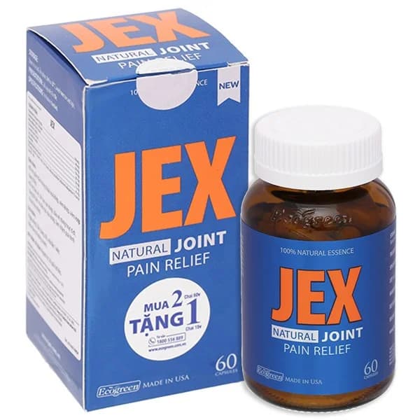 Jex Natural Joint Pain Relief (Hộp 60 viên)