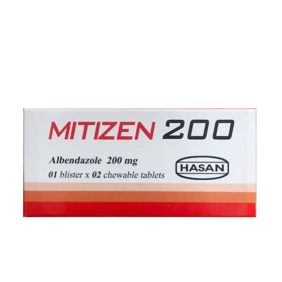 Mitizen 200 Hasan (1 vỉ x 2 viên)