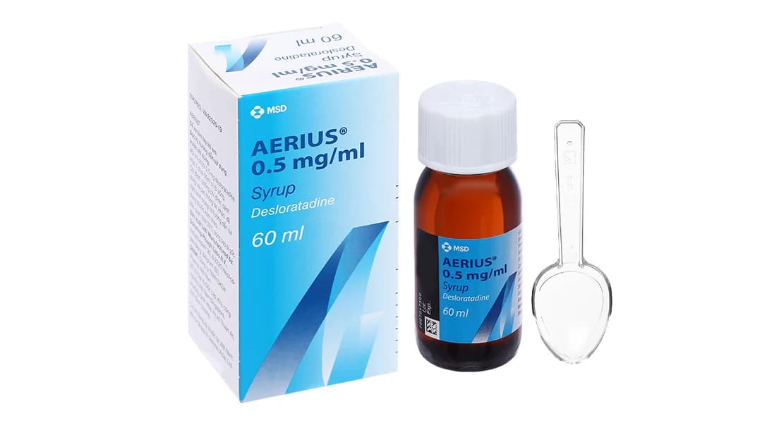 Siro Aerius 0.5mg/ml (chai 60ml)