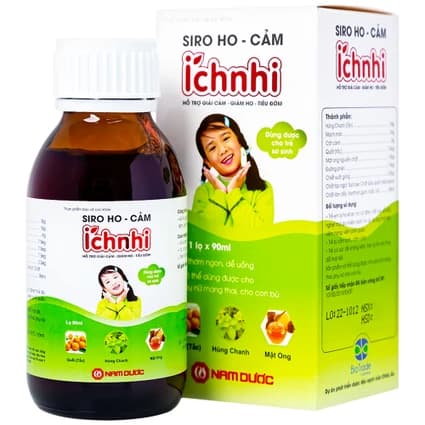 Thực phẩm bảo vệ sức khỏe Siro Ho Cảm Ích Nhi (90ml)