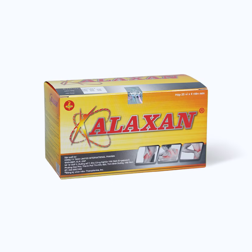 Thuốc Alaxan United (25 vỉ x 4 viên)