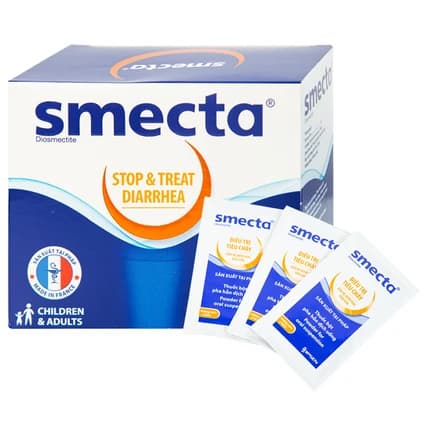 Thuốc bột pha hỗn dịch Smecta Ipsen hương cam & vani (Hộp 30 gói)
