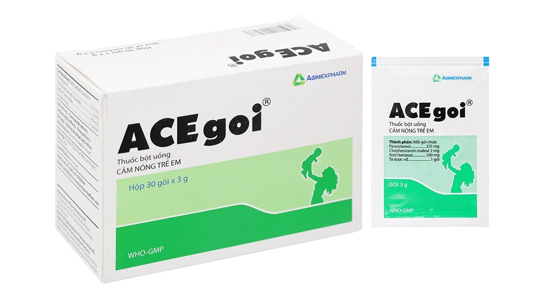 Thuốc bột uống Acegoi Agimexpharm (30 gói x 3g)