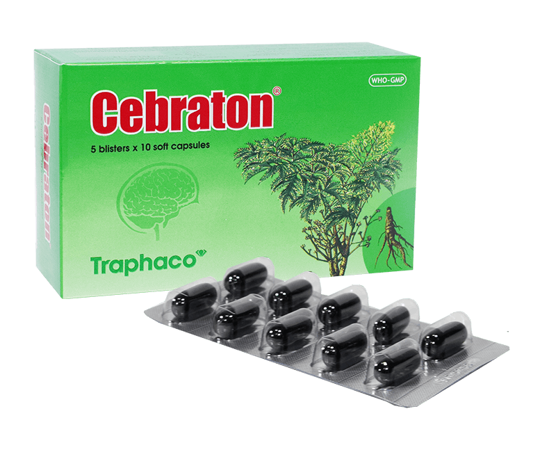 Thuốc Cebraton Traphaco (5 vỉ x 10 viên)
