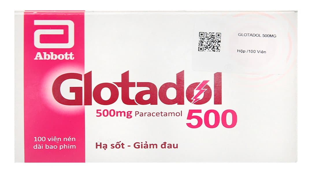 Thuốc Glotadol 500 Abbott (10 vỉ x 10 viên)