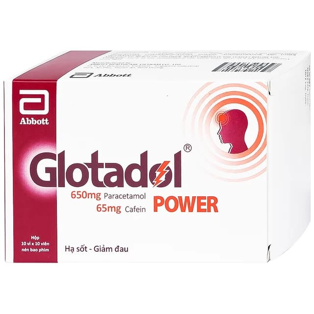 Thuốc Glotadol Power Abbott (10 vỉ x 10 viên)
