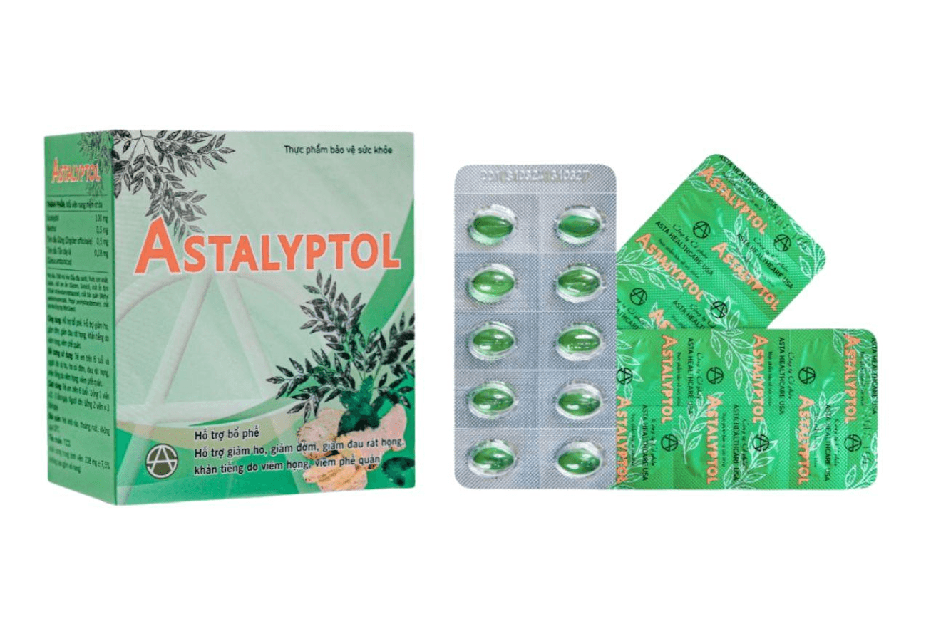 TPBVSK Astalyptol (Hộp 10 vỉ x 10 viên)