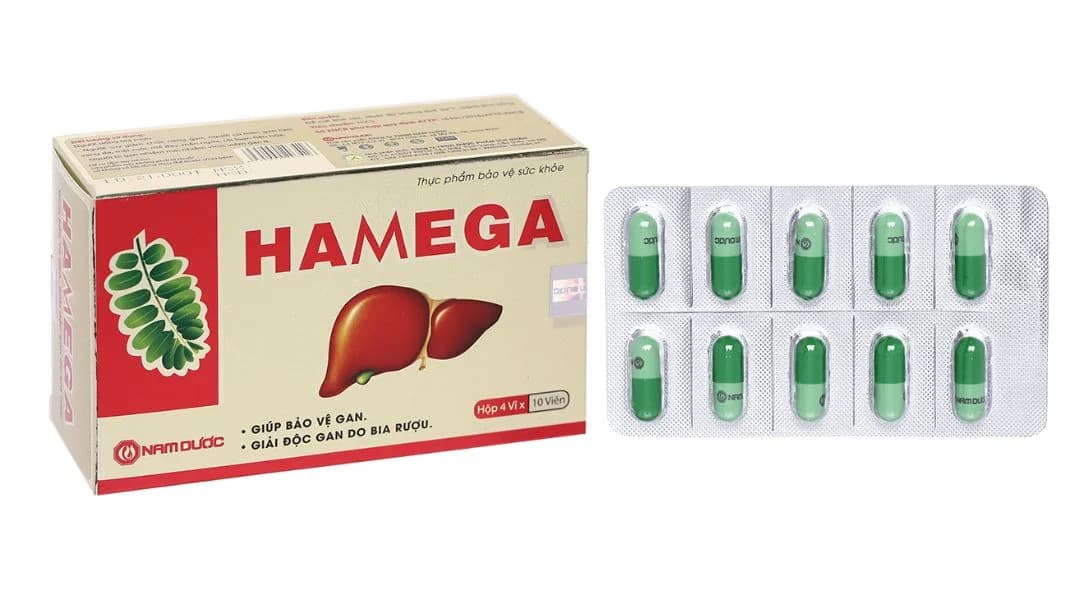 TPBVSK Hamega Nam Dược (Hộp 4 vỉ x 10 viên)