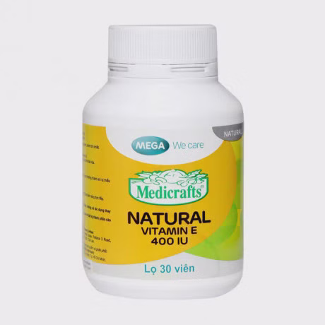 TPBVSK Mega Natural Vitamin E 400IU (Lọ 30 viên)