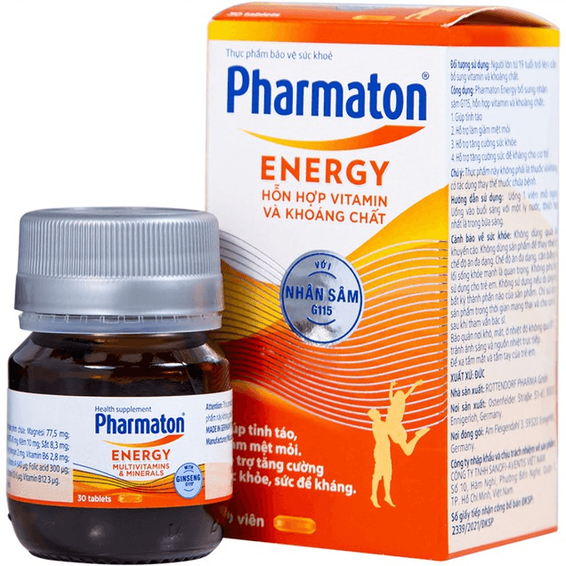 TPBVSK Pharmaton Energy (Hộp 30 viên)