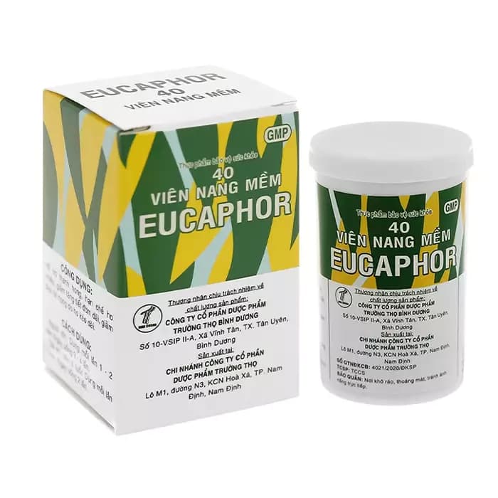 TPBVSK Viên nang mềm Eucaphor (Hộp 40 viên)