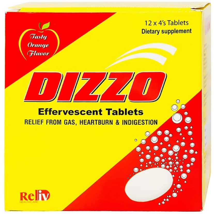 Viên sủi Dizzo (Hộp 12vỉ x 4viên)