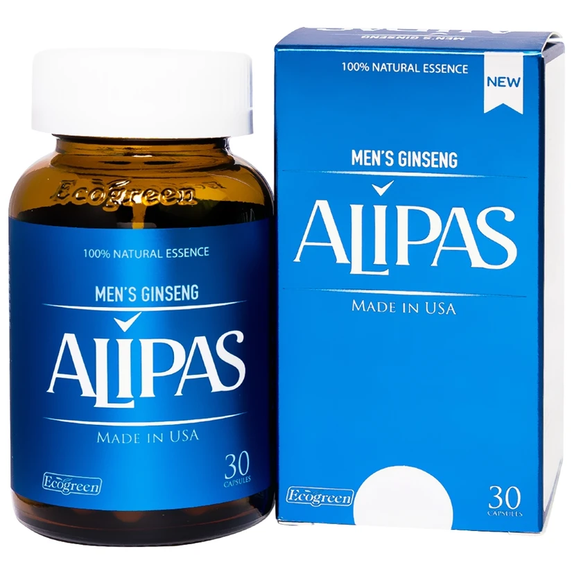 Alipas Men’s Ginseng Ecogreen (Hộp 30 viên)